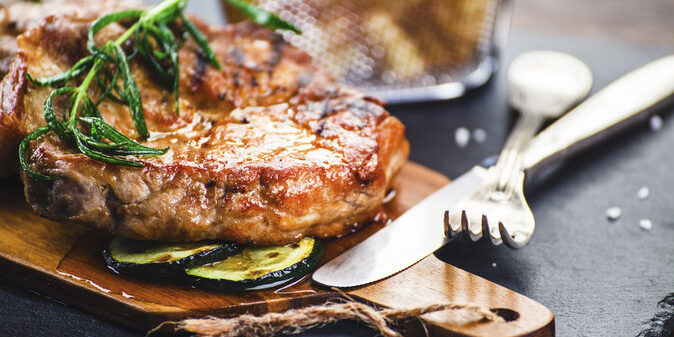 Grillezett sertéstarja fűszeres páccal
