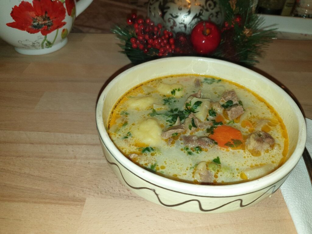 Nyírségi gombócleves egy tartalmas étel