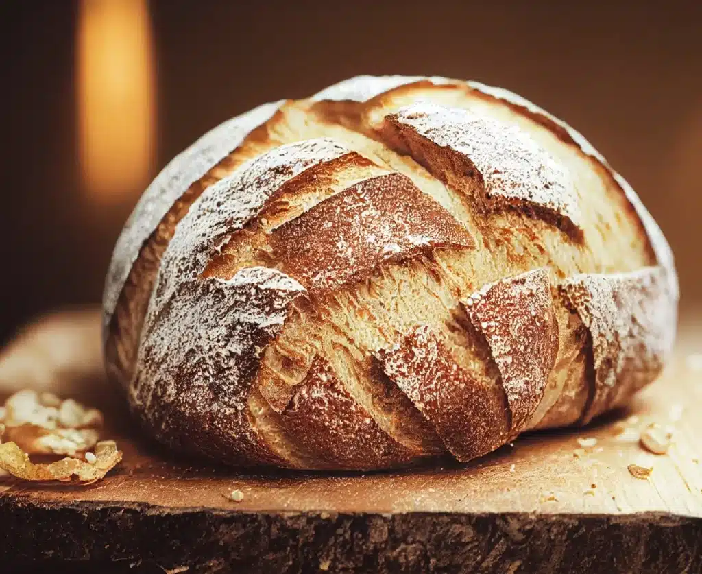 Burgonyás kenyér kemencéből