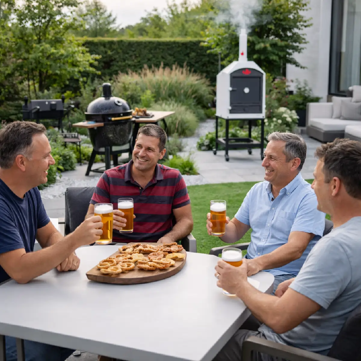 Mobil fatüzelésű kemence mint univerzális rendszer pizzához, kenyérhez, grillezéshez és BBQ-hoz