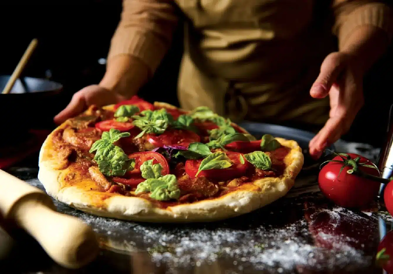 Pizza Tynker kemencében – házi pizza fatüzelésű kemencében