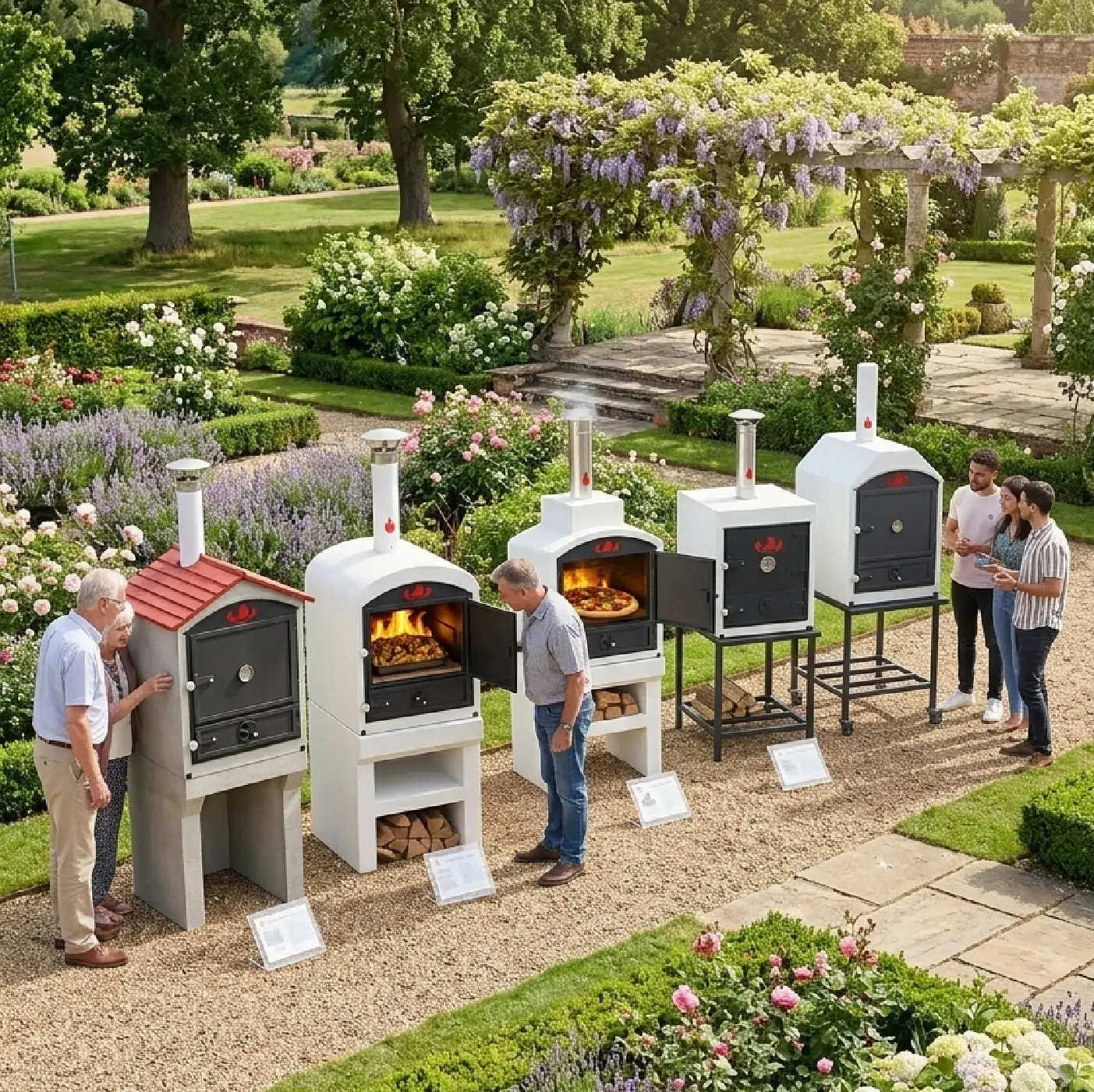 Tynker hőtároló kemencék bemutató környezetben